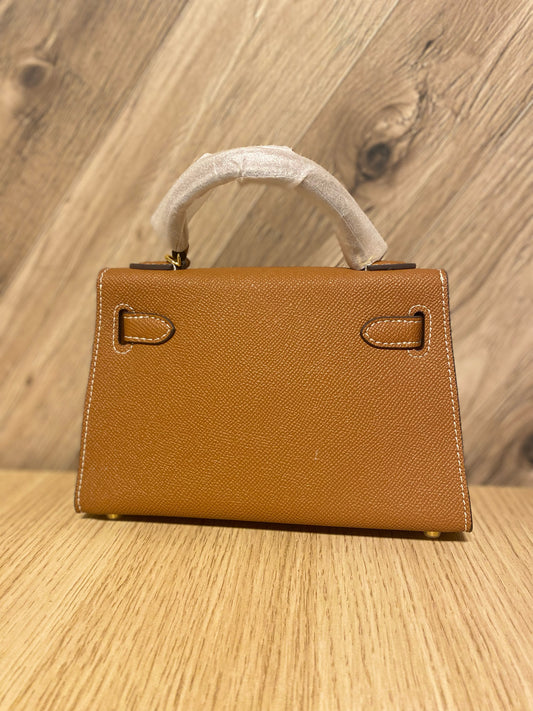 Kelly風 レザーミニハンドバッグ 19cm / 켈리풍 미니 핸드백 19cm