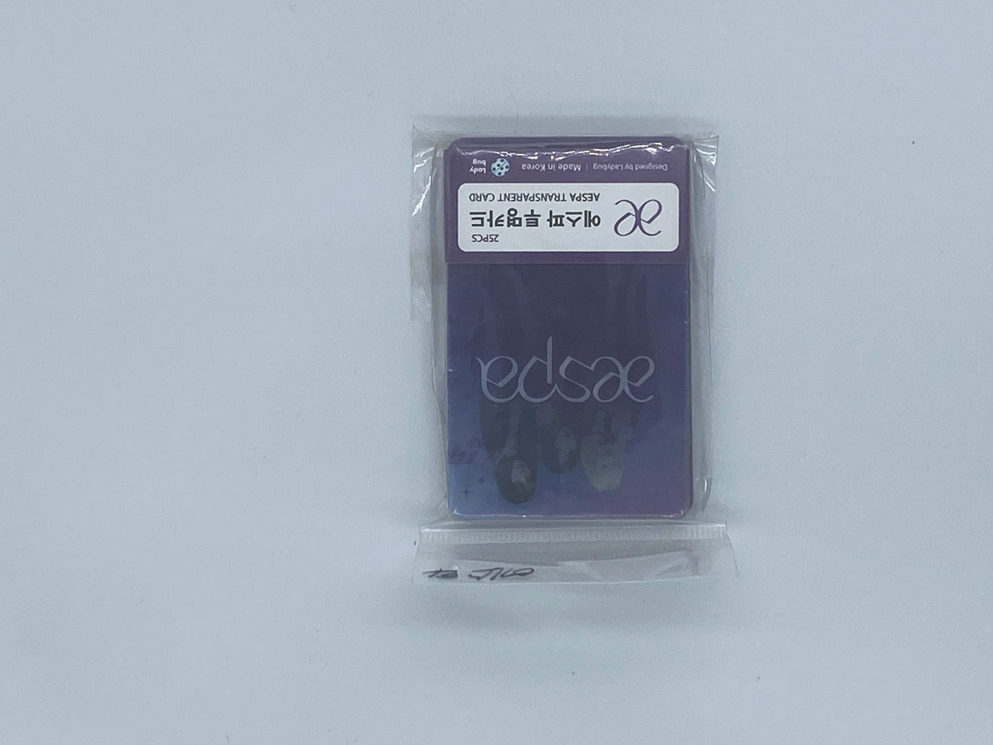 aespa トランスパレント (透明) フォトカード / 에스파 트랜스페런트 포토카드