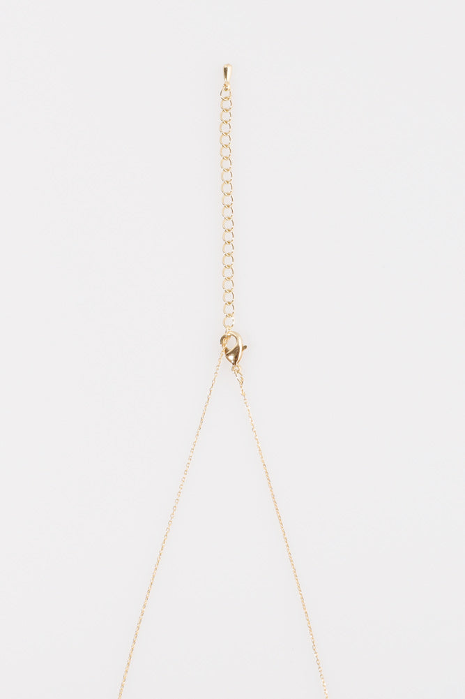 【即納】Le`toile 韓国女性アクセサリー フラワービーズ ネックレス ゴールド