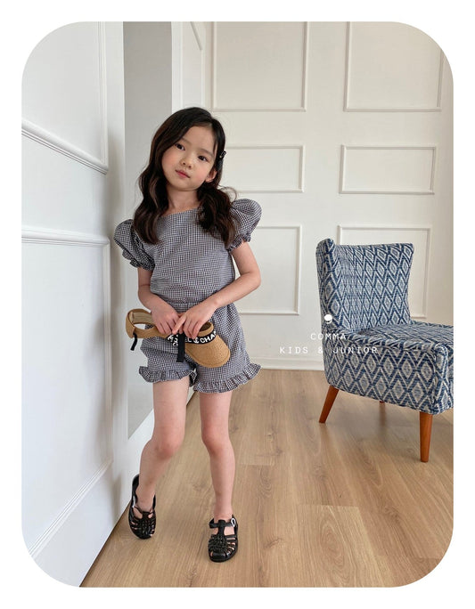 【注文後取り寄せ】韓国子供服 Comma 女の子 子供服 セレブセットアップ 80-150サイズ