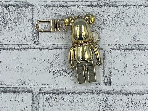 即納・期末セール品 ハンドメイド クマキーホルダー イニシャル付き