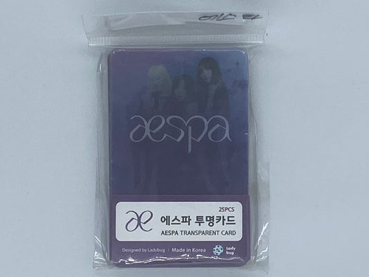 aespa 透明フォトカード 25枚