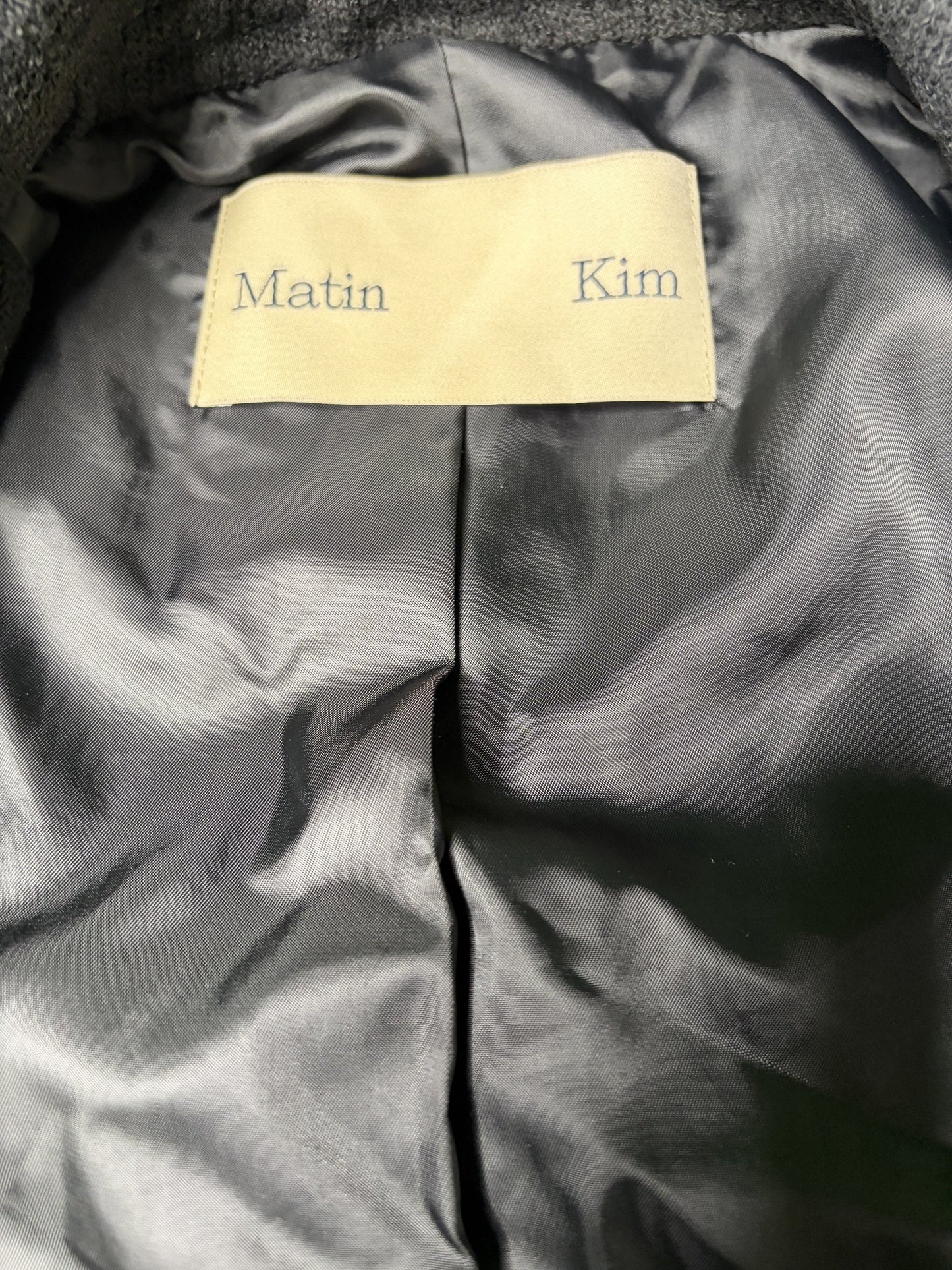 MatinKim テーラードジャケット ダークグレー (2020年)