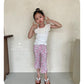【注文後取り寄せ】韓国子供服 Comma 女の子 子供服  レースノースリーブ 3色 90-150サイズ