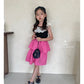 【注文後取り寄せ】韓国子供服 Comma 女の子 子供服  レースノースリーブ 3色 90-150サイズ
