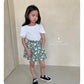【注文後取り寄せ】韓国子供服 Comma 女の子 子供服  花柄スカート 2色 90-150サイズ