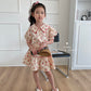 【注文後取り寄せ】韓国子供服 Comma 女の子 子供服  チェリーセットアップ 2色 90-150サイズ