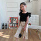 【注文後取り寄せ】韓国子供服 Comma 女の子 子供服  羽ノースリーブブラウス 2色 90-150サイズ