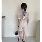 【即納・期末セール品】韓国子供服 Comma 女の子 子供服  バブルジャンプスーツ 2色 90-150サイズ