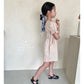【注文後取り寄せ】韓国子供服 Comma 女の子 子供服  バブルジャンプスーツ 2色 80-150サイズ