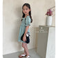 【注文後取り寄せ】韓国子供服 Comma 女の子 子供服  バブルジャンプスーツ 2色 80-150サイズ