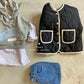 【注文後取り寄せ】韓国子供服 Comma 女の子 子供服 秋新作 キルティングジャケット 2色 90-150サイズ