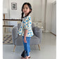 【即納・期末セール品】韓国子供服 Comma 女の子 子供服  水玉模様ブラウス 2色 90-150サイズ